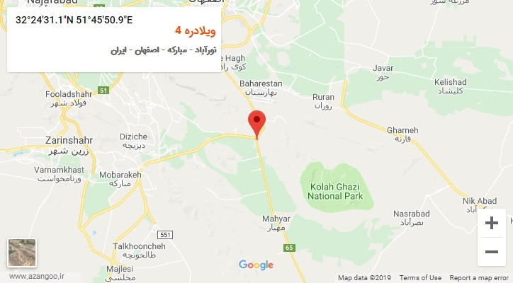 روستای ویلادره 4 بر روی نقشه