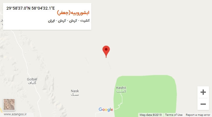 روستای ابشوروییه(جعفر) بر روی نقشه