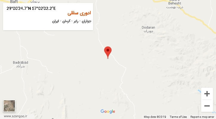 روستای ادوری سفلی بر روی نقشه