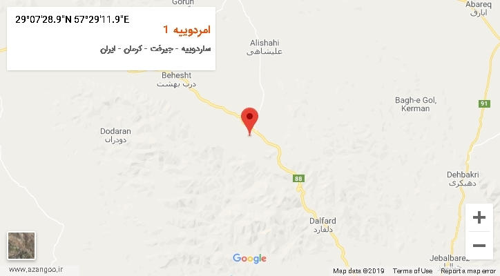 روستای امردوییه 1 بر روی نقشه