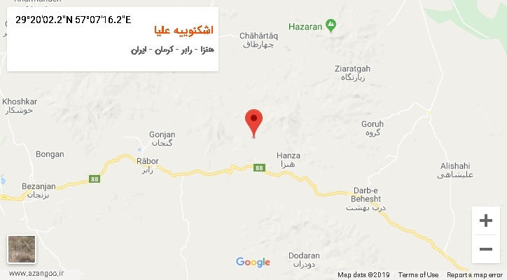 روستای اشکنوییه علیا بر روی نقشه
