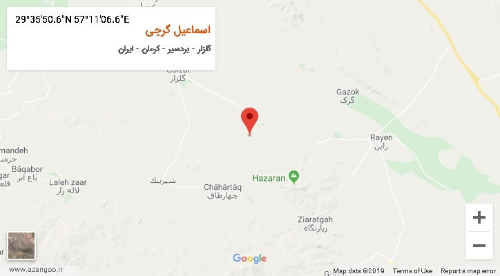 روستای اسماعیل گرجی بر روی نقشه