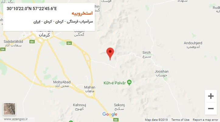 روستای استخروییه بر روی نقشه