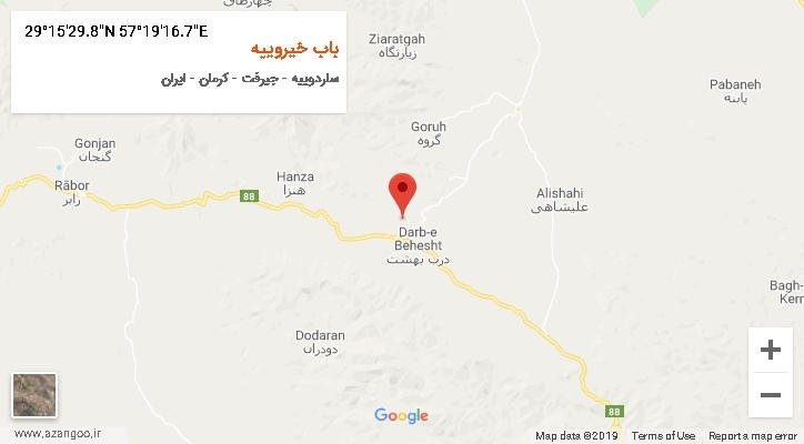 روستای باب خیروییه بر روی نقشه