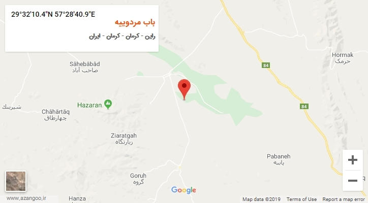 روستای باب مردوییه بر روی نقشه