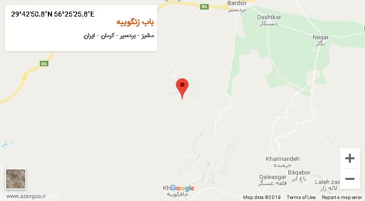 روستای باب زنگوییه بر روی نقشه