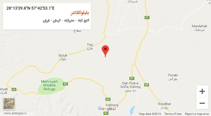 روستای بلبلوکلانتر بر روی نقشه