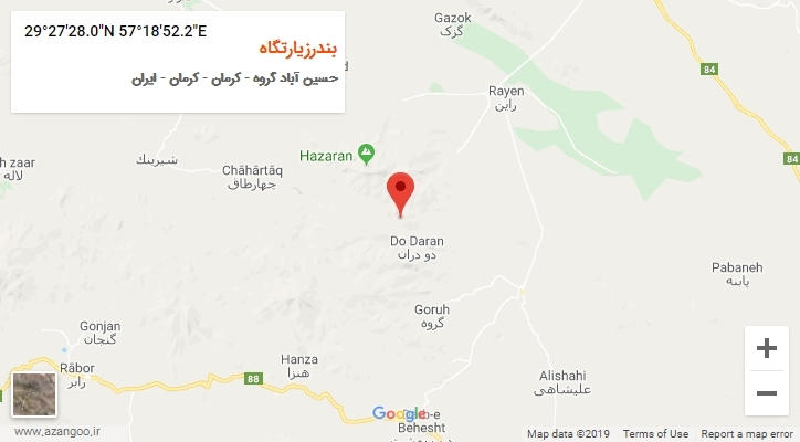 روستای بندرزیارتگاه بر روی نقشه