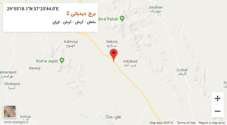 روستای برج دیدبانی 2 بر روی نقشه
