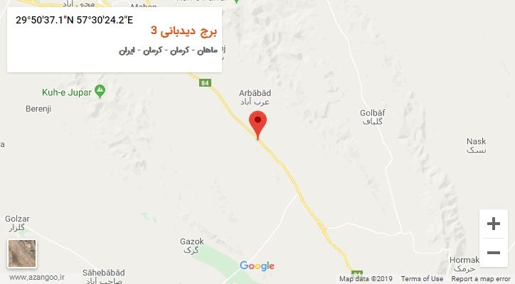 روستای برج دیدبانی 3 بر روی نقشه