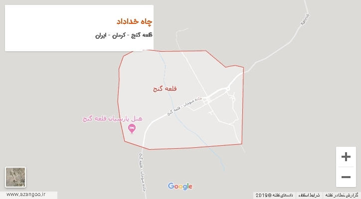 دهستان چاه خداداد بر روی نقشه