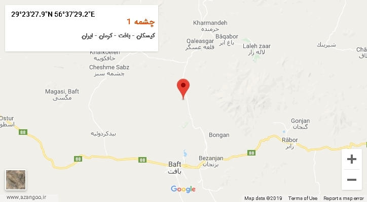 روستای چشمه 1 بر روی نقشه