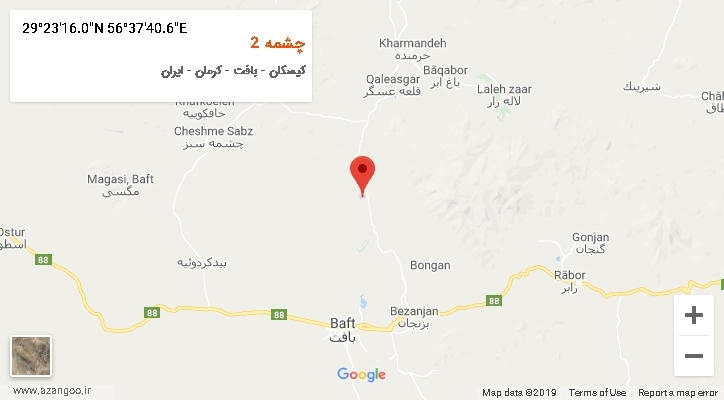 روستای چشمه 2 بر روی نقشه