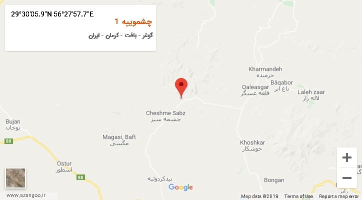 روستای چشموییه 1 بر روی نقشه