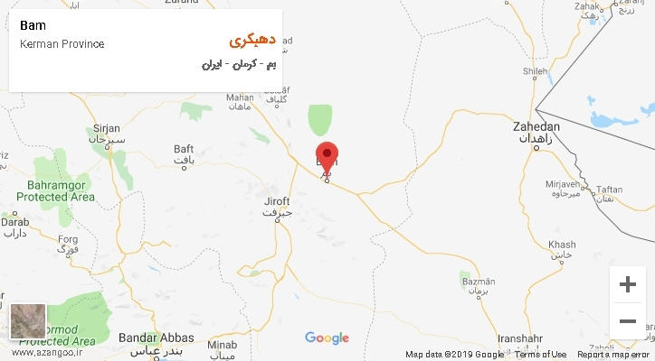 دهستان دهبکری بر روی نقشه