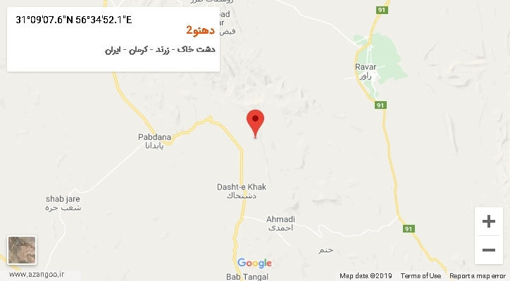 روستای دهنو2 بر روی نقشه