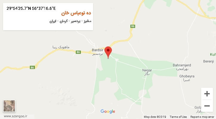 روستای ده نوعباس خان بر روی نقشه