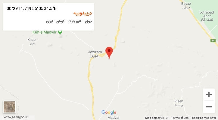 روستای دربیدوییه بر روی نقشه