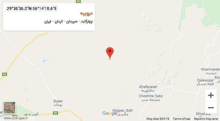 روستای دروییه بر روی نقشه