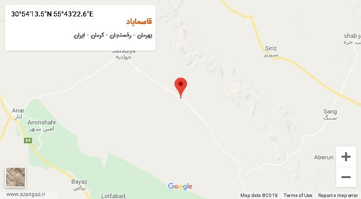روستای قاسماباد بر روی نقشه