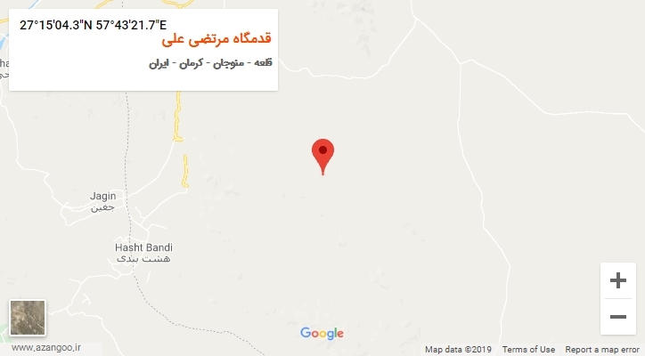 روستای قدمگاه مرتضی علی بر روی نقشه