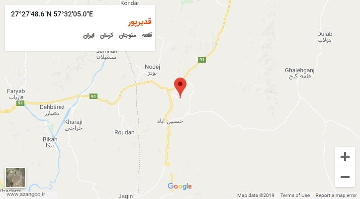روستای قدیرپور بر روی نقشه