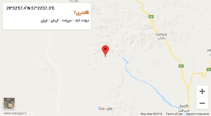 روستای قلندری1 بر روی نقشه