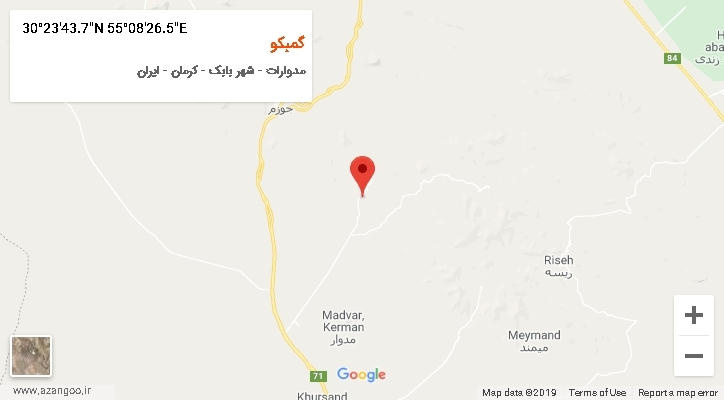 روستای گمبکو بر روی نقشه