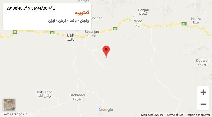 روستای گمتوییه بر روی نقشه