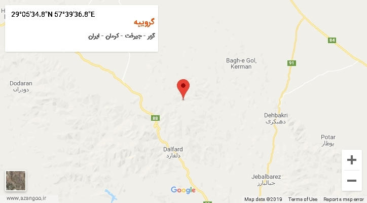 روستای گروییه بر روی نقشه