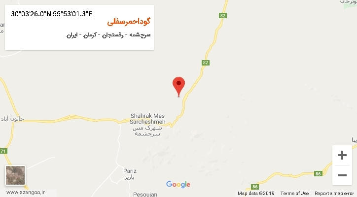 روستای گوداحمرسفلی بر روی نقشه