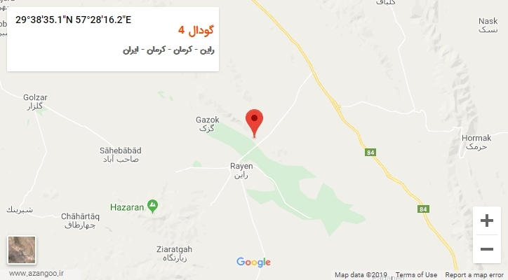 روستای گودال 4 بر روی نقشه