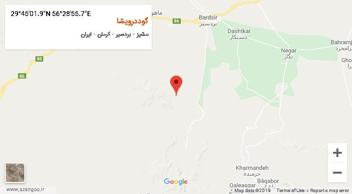 روستای گوددرویشا بر روی نقشه