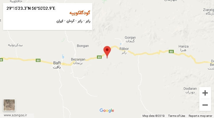 روستای گودگلکوییه بر روی نقشه