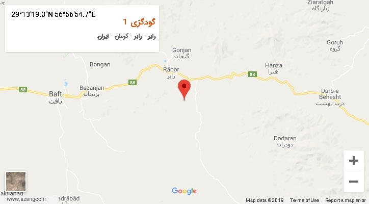 روستای گودگزی 1 بر روی نقشه