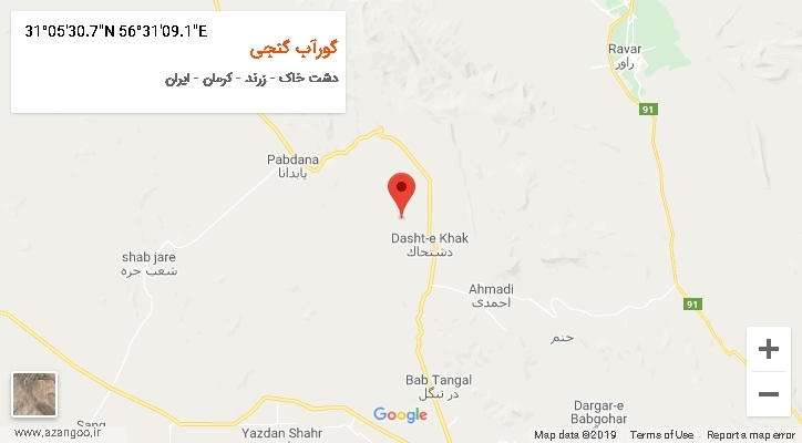 روستای گورآب گنجی بر روی نقشه