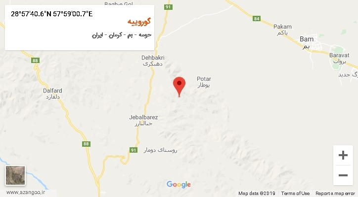 روستای گوروییه بر روی نقشه