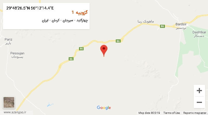 روستای گزوییه 1 بر روی نقشه