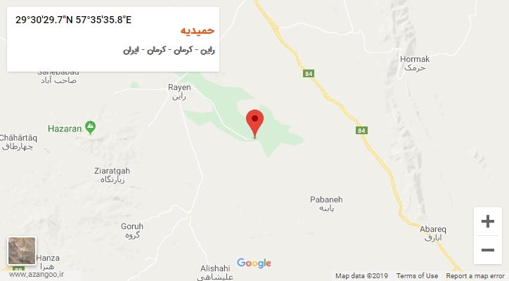 روستای حمیدیه بر روی نقشه