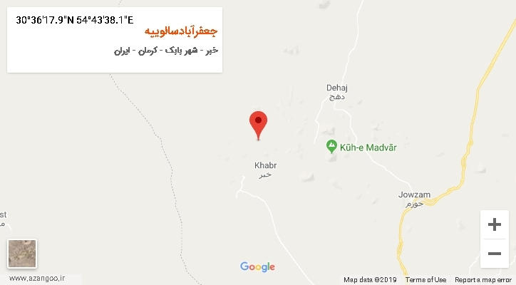 روستای جعفرآبادسالوییه بر روی نقشه