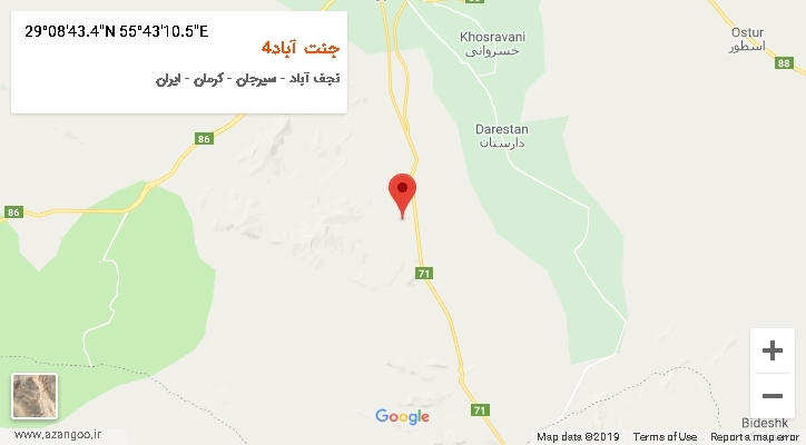 روستای جنت آباد4 بر روی نقشه