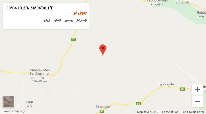 روستای جوی نو بر روی نقشه