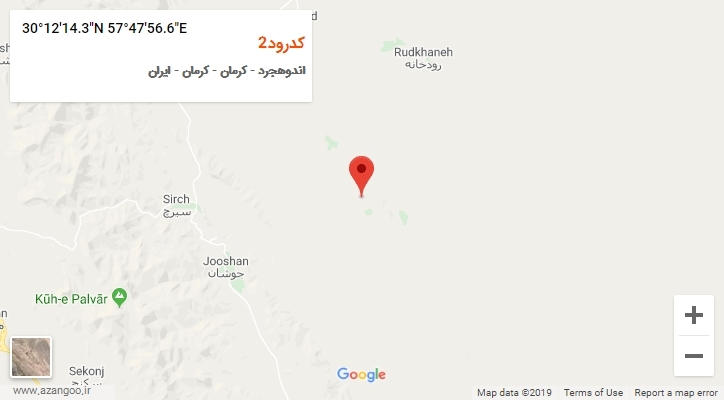 روستای کدرود2 بر روی نقشه