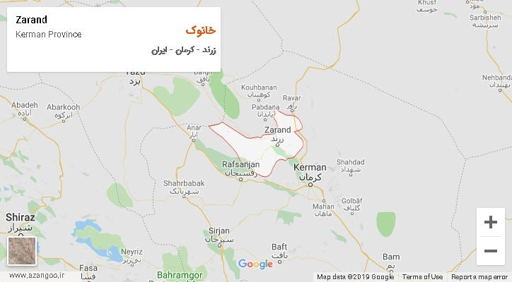 دهستان خانوک بر روی نقشه