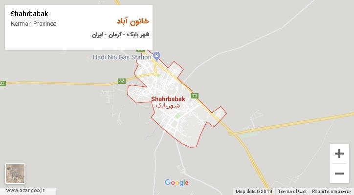 دهستان خاتون آباد بر روی نقشه