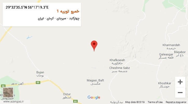 روستای خمرو توییه 1 بر روی نقشه