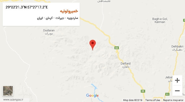 روستای خمیروتونیه بر روی نقشه