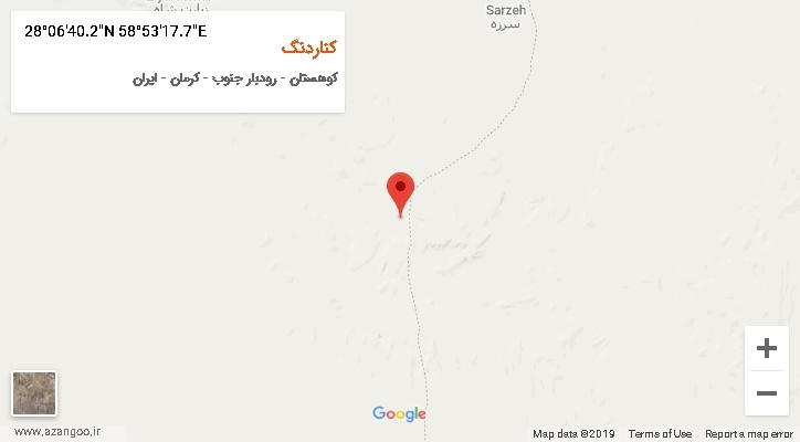 روستای کناردنگ بر روی نقشه