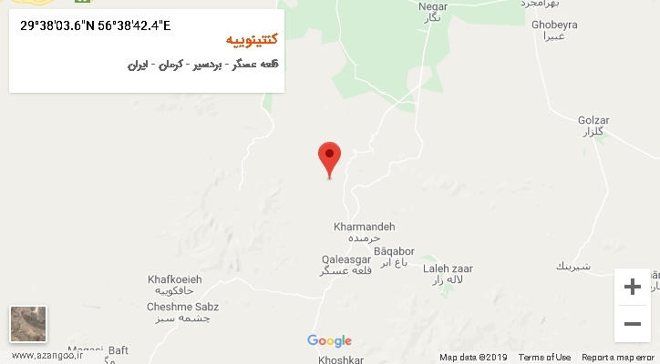 روستای کنتینوییه بر روی نقشه