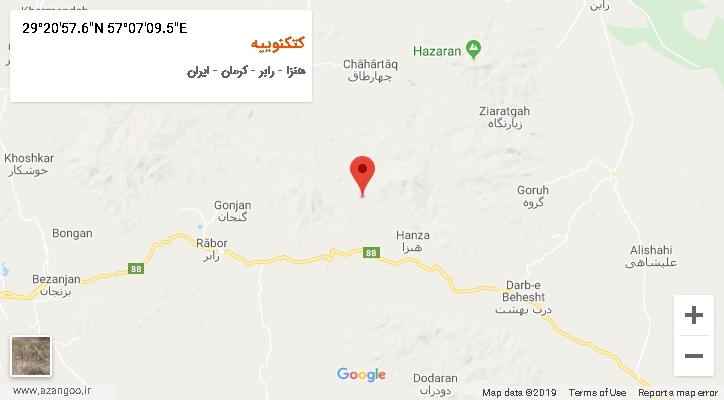 روستای کتکنوییه بر روی نقشه